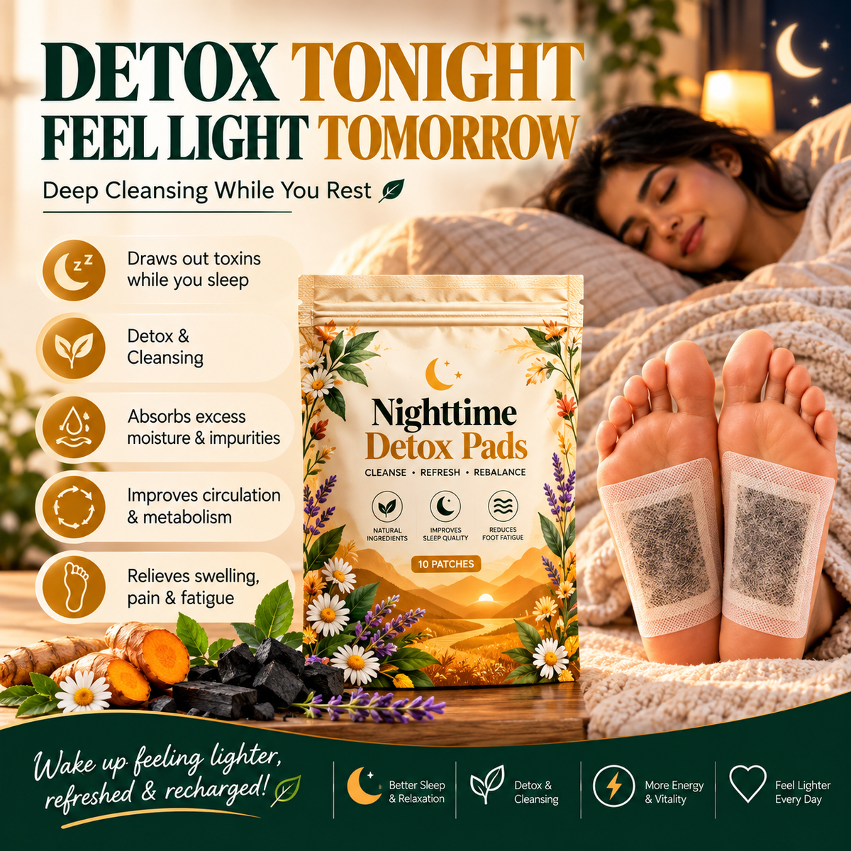 Nighttime Detox Pads - Limited Time Offer