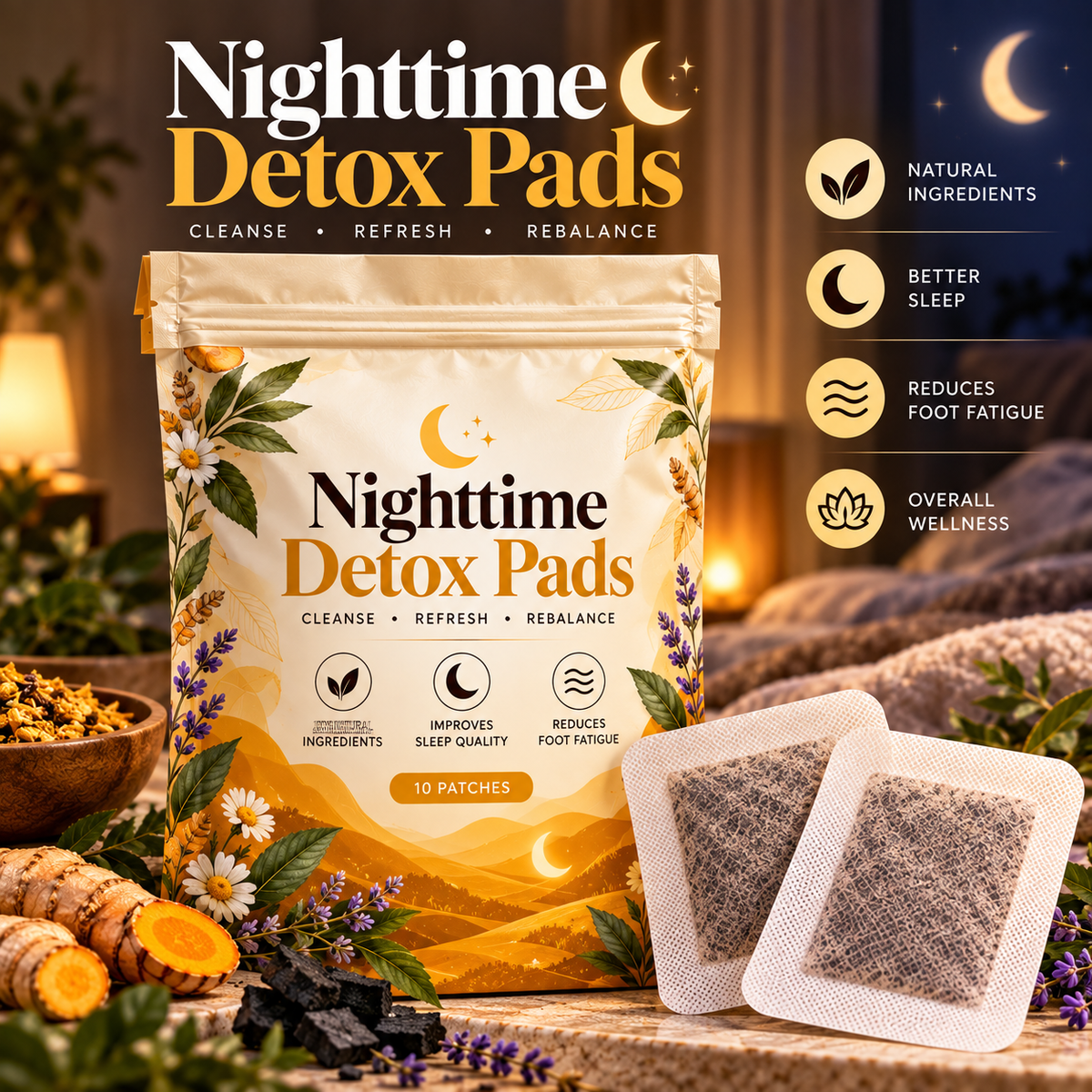 Nighttime Detox Pads - Limited Time Offer