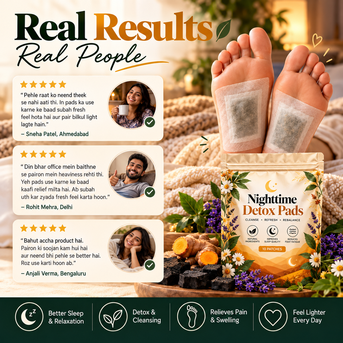 Nighttime Detox Pads - Limited Time Offer