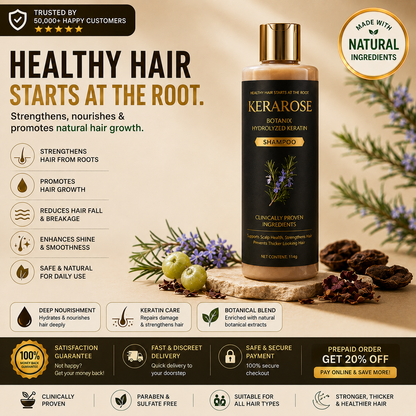 Kerarose botanix Shampoo For Hair Growth 🌿✨