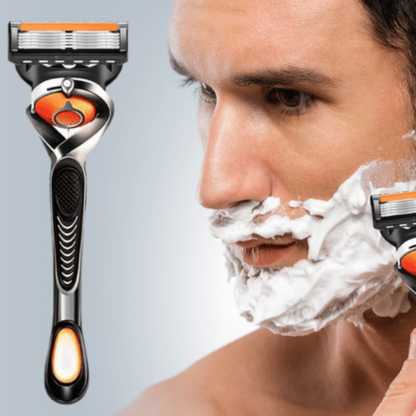 GlideX™ 5-Blade Razor | 48-Blade Shaving Kit for a Smooth Finish