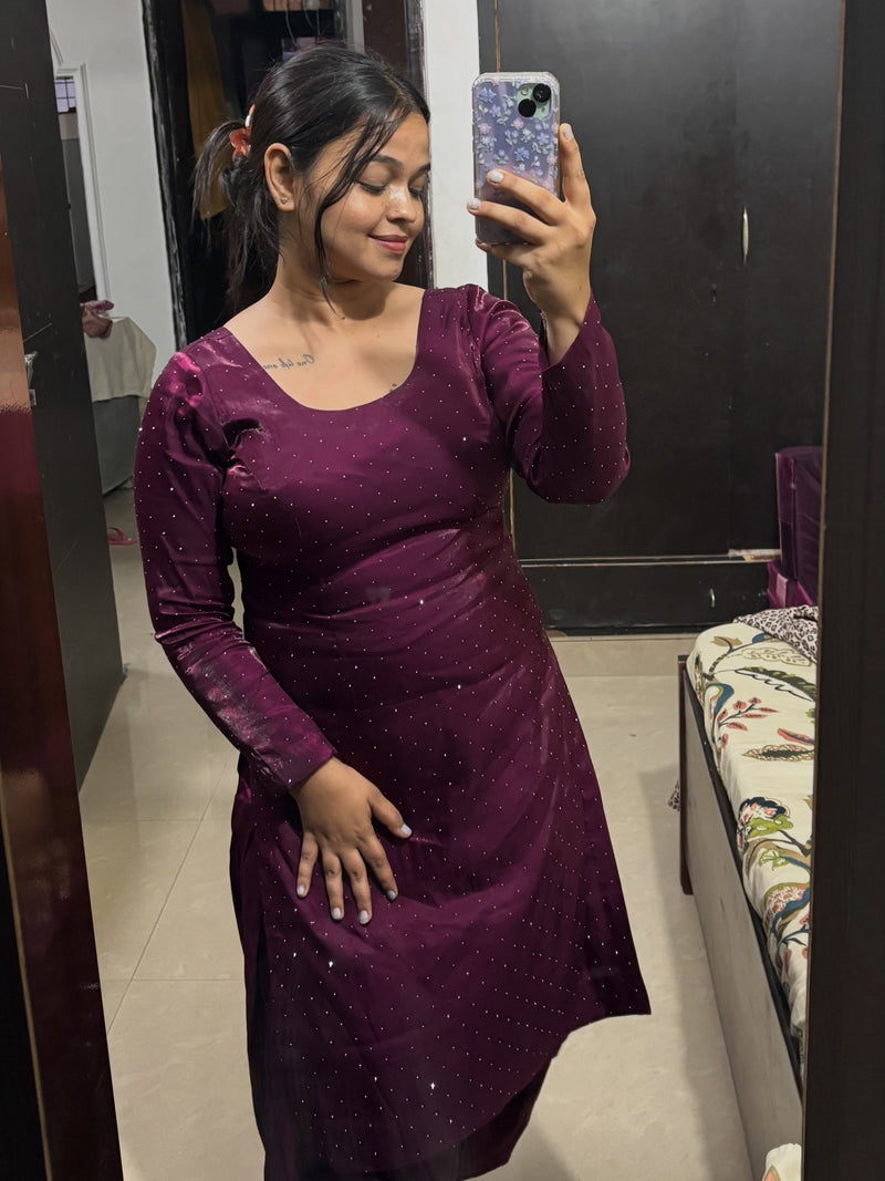 Woman preparing for a special occasion