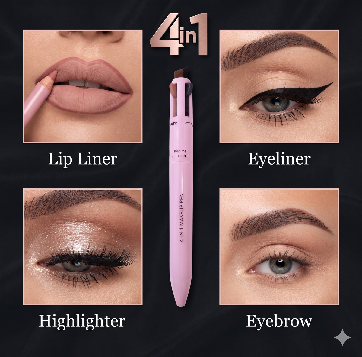 Touch Up 4-in-1 Makeup Pen (Multicolor)