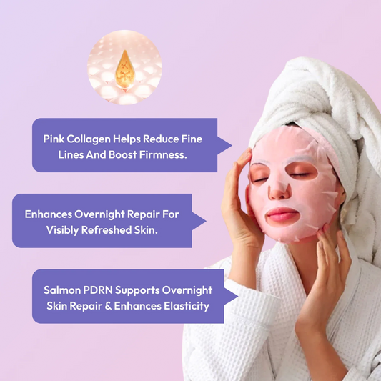 Glow Rest Salmon PDRN Pink Collagen Face Mask