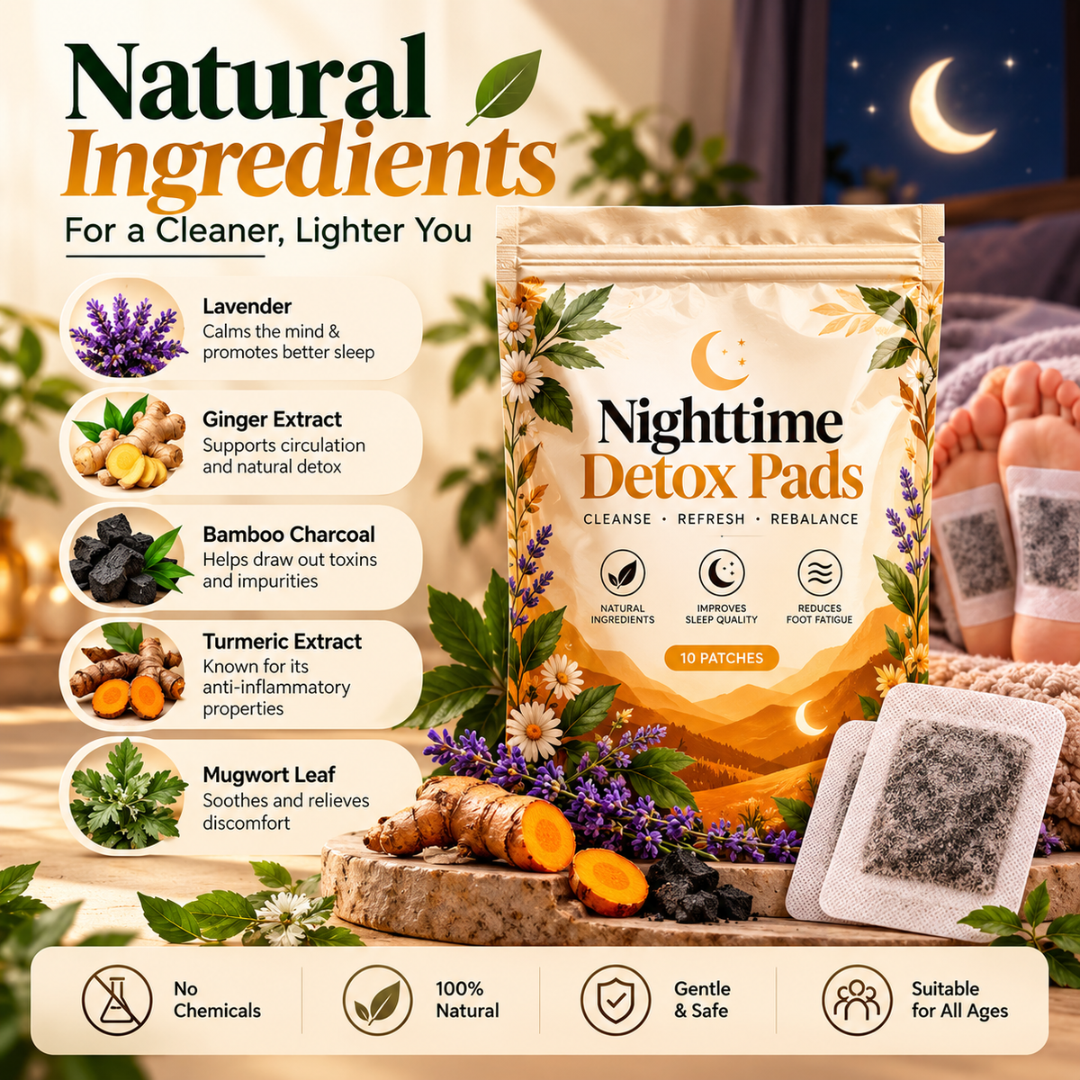 Nighttime Detox Pads - Limited Time Offer